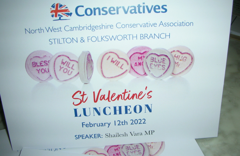 Valentine's luncheon invite