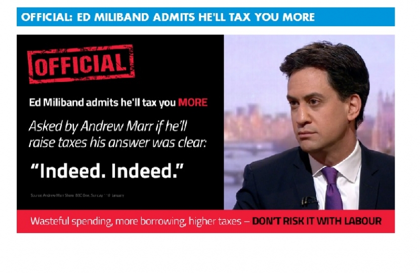 Asked by Andrew Marr if he'll raise taxes, Ed Miliband's answer was clear.