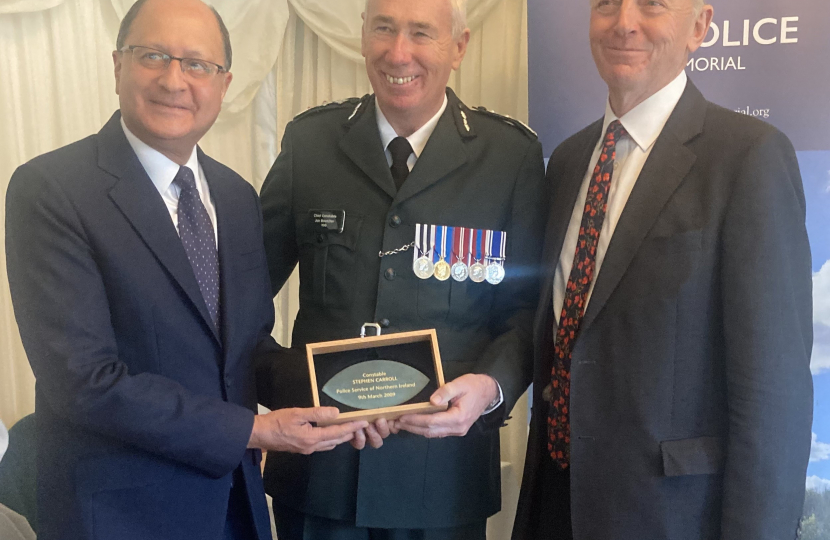 Shailesh Vara and UK Police Meotial Trust