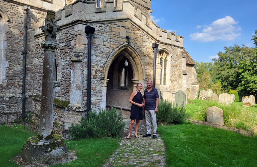 SHailesh Vara at All Saints church, Hamerton