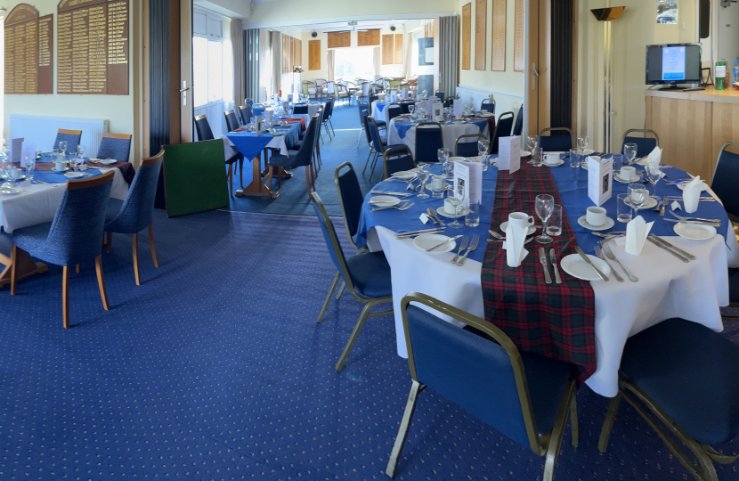 Burns Night room overview