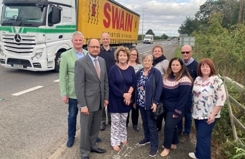 Shailesh Vara and rural bus campaign