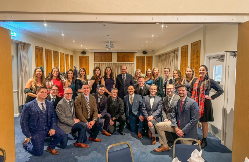 Shailesh Vara and RAF Molesworth at Burns Night Supper