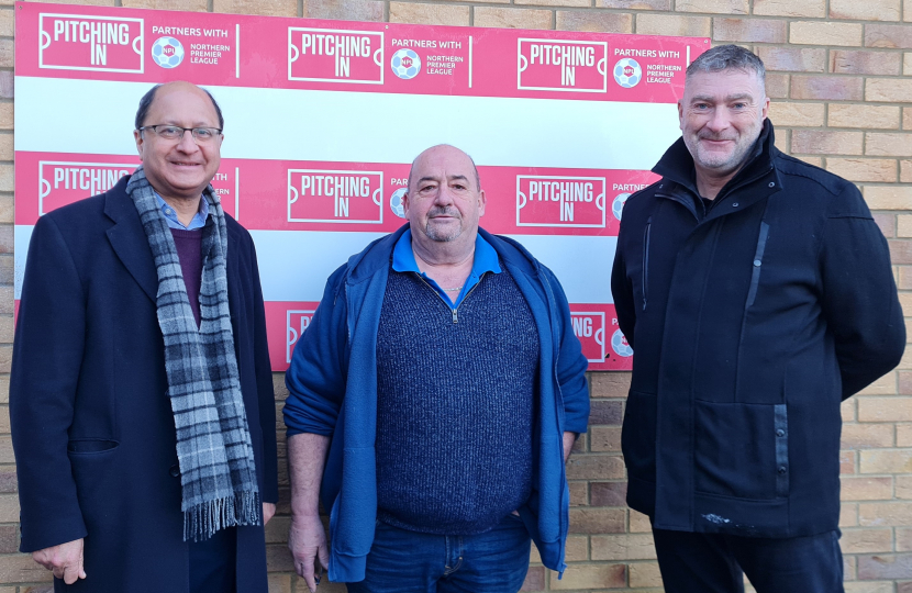 Shailesh Vara at Yaxley FC