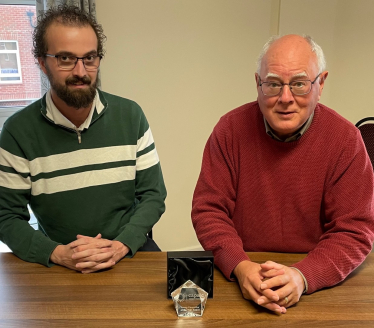 Ross and Graham with CAPALC award