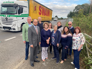 Shailesh Vara and rural bus campaign