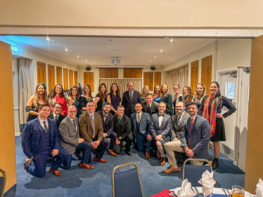 Shailesh Vara and RAF Molesworth at Burns Night Supper