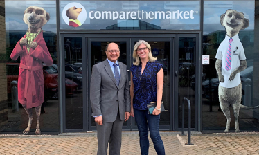 Shailesh Vara visits Compare the Market