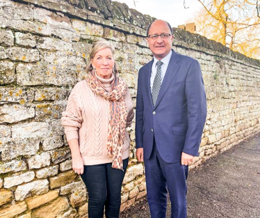 Shailesh Vara MP and Cllr Marge Beuttell