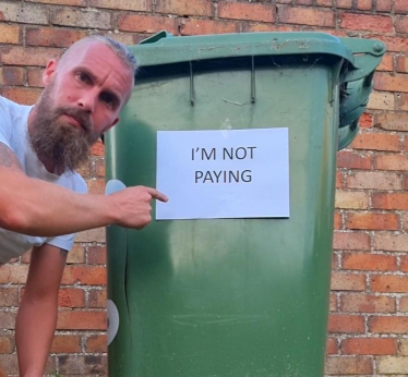 Tom Gosling and garden bin tax